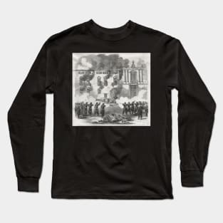 Revolution Palermo Sicily Massacre of people at the Convent of The White Benedictines 1860 Long Sleeve T-Shirt